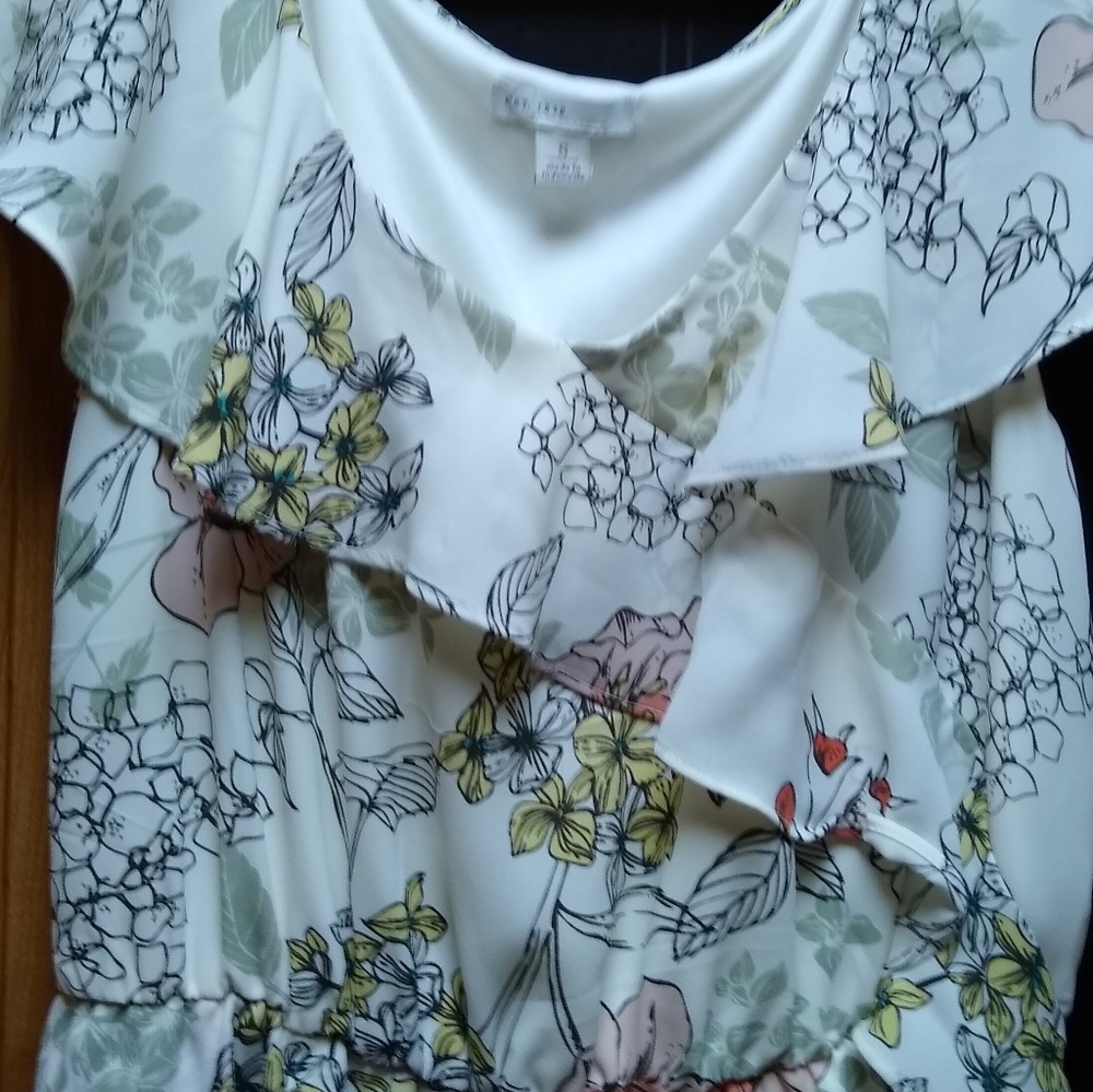 Floral High/Low Dress